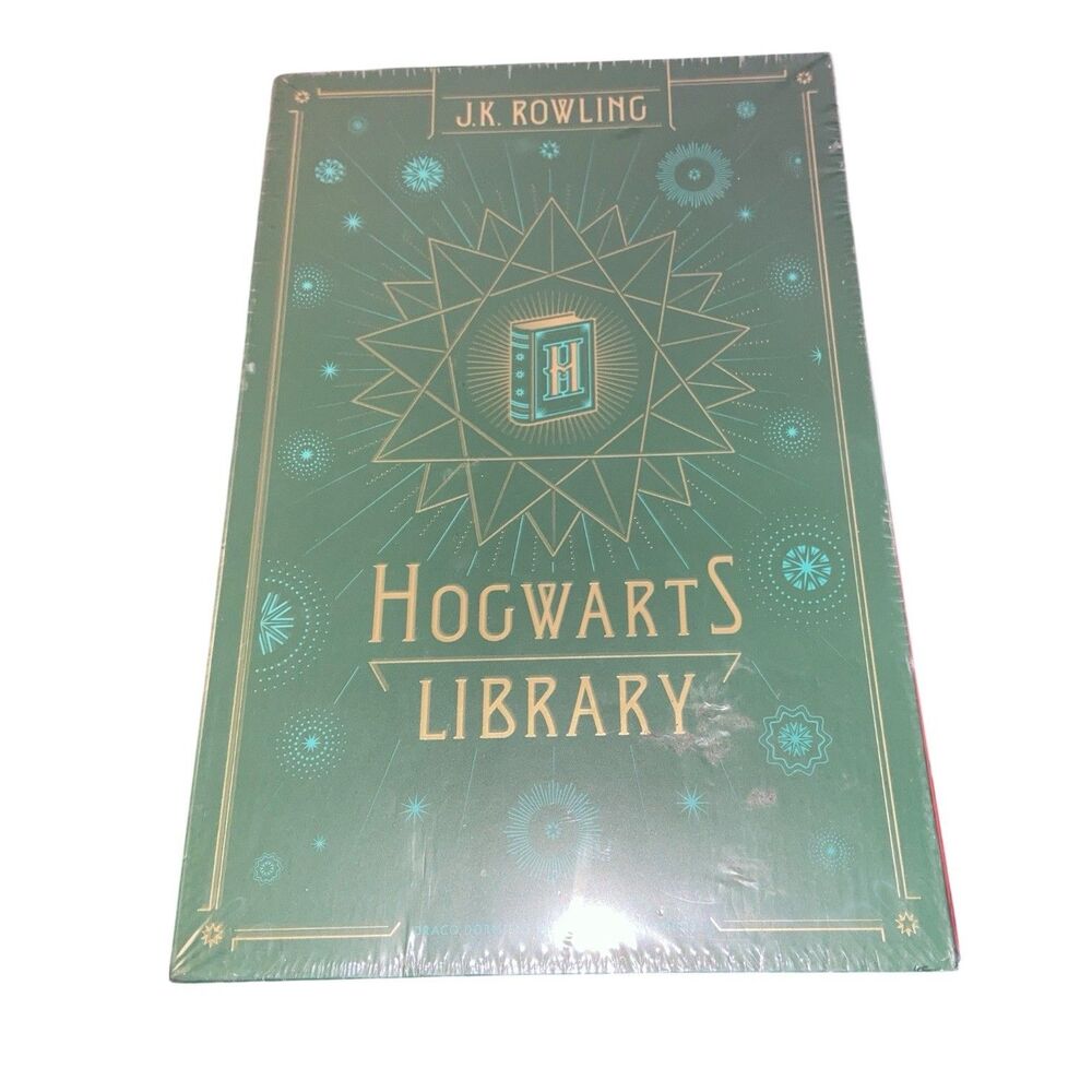 Hogwarts Library 3-Book Box Set J.K. Rowling HC Slipcase New Sealed